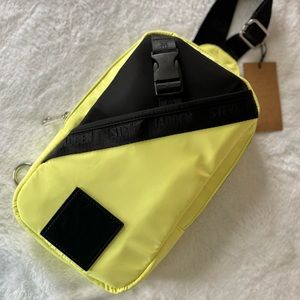 STEVE MADDEN Bida Nylon Multi Crossbody Sling Handbag--NWT